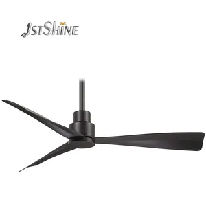 Quạt Trần 1Stshine Quạt Trần Biến Tần 52 Inch Tùy Chỉnh 220 Điện Áp Gỗ Led Quạt Trần Cho Biệt Thự