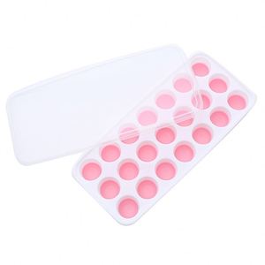 แม่พิมพ์น้ำแข็งซิลิโคนแบบถอดฝาได้ 14 ช่อง ปลอดสาร BPA ใช้งานง่าย - Product Image 5
