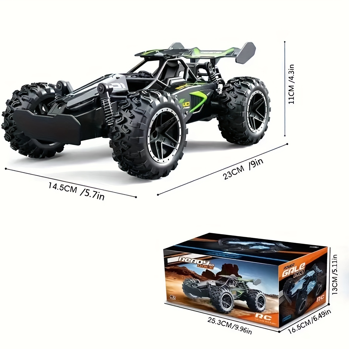 1:18 небольшой внедорожный автомобиль с дистанционным управлением 2,4 г, 15 км/ч, адаптированный для защиты от столкновений резиновых шин на различных участках дороги