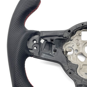 Volante de Fibra de Carbono y Cuero para <span class=keywords><strong>Volkswagen</strong></span> Golf 7 7.5 GTI GTD <span class=keywords><strong>GTE</strong></span> R Polo TRoc GTI Tiguan <span class=keywords><strong>Passat</strong></span> Arteon Atlas CC B7 DSG - Product Image 3