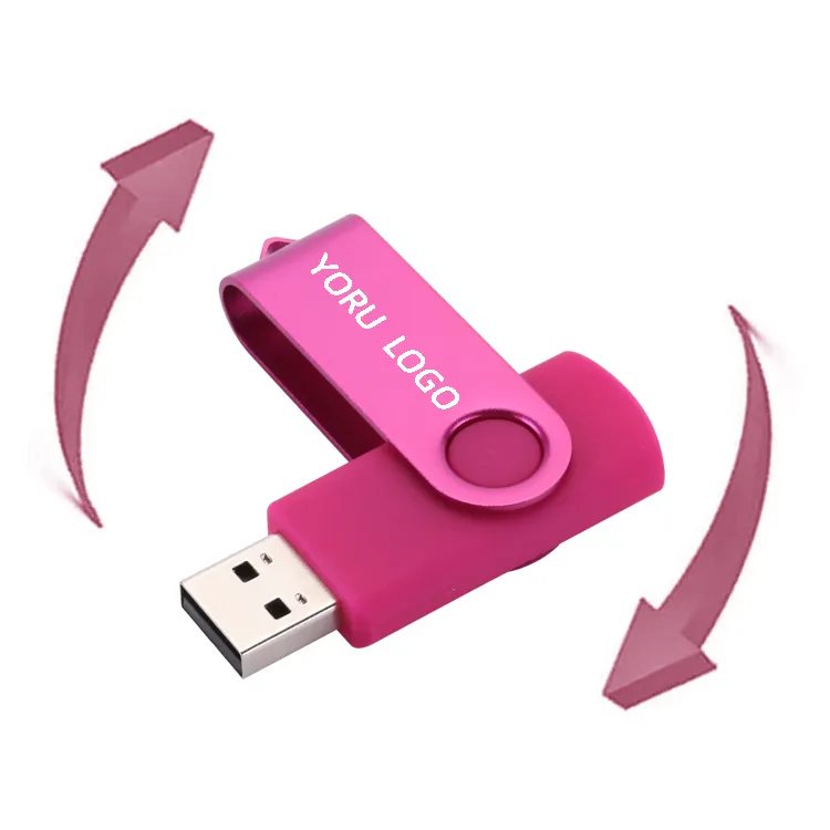 회전 펜 드라이브 USB bellek 2.0 3.0 사용자 정의 로고 usb 스틱 16GB 32Gb 64 GB memoriasd usb 메모리 플래시 드라이브