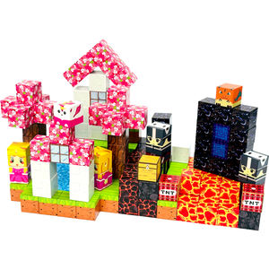 200 pièces blocs magnétiques portail magique ensemble aimant enfants jouets pour garçons filles tige carreaux magnétiques <span class=keywords><strong>jeux</strong></span> de construction sensoriel enfant en bas âge jouets - Product Image 4