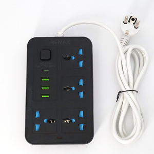 Tùy Chỉnh 4-Trong-1 Đa Chức Năng Tiêu Chuẩn Máy Tính Để Bàn Điện Dải 3 Cổng USB 1 Loại C Mở Rộng Anh Chúng Tôi Phổ Power Dải - Product Image 3