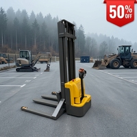 Chariot élévateur électrique 1,5 tonne, silencieux, alimenté par batterie, certifié CE, pour centre de distribution de livres