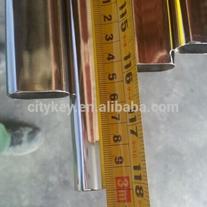 CTK High Quality 15x30mm Chrome Plated Hollow Metal Oval Tube For <span class=keywords><strong>Human</strong></span> <span class=keywords><strong>Furniture</strong></span> - Product Image 3