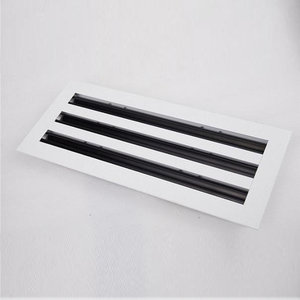 Diffusore Lineare a 3 Fessure Personalizzato in Alluminio, Griglia <span class=keywords><strong>di</strong></span> Ventilazione HVAC per Sistemi <span class=keywords><strong>di</strong></span> Climatizzazione a Soffitto per Hotel - Product Image 1