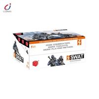 Chengji Juguetes vente en gros en plastique bricolage assembler Swat Commandos équipe modèle ensemble figurine spéciale