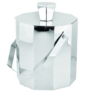 Vente en gros Seau à glace en acier inoxydable à double paroi Alpha de qualité supérieure Bacs à boissons de qualité supérieure - Product Image 1