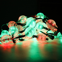 Guirlande lumineuse à LED en cristal RGB UCS1903 de 35 mm, DC12V DC24V IP67, étanche pour l'extérieur, décoration de fête