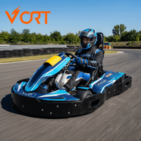 Karting commercial Vortkart à faible entretien, moteur à essence 200cc, pour piste intérieure et extérieure