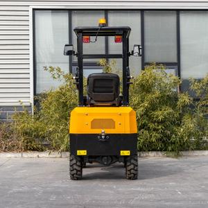 HTEL-06 소형 휠 구동 트랙터 전동 백호 굴삭기 로더 장비 판매용 미니 프런트 엔드 로더 - Product Image 4