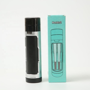 2024 Nieuwe KL Model 902 2-in-1 Geurdicht Plastic Kruiden Grinder Cone Case Houder met Aangepast Logo Opbergruimte - Product Image 2