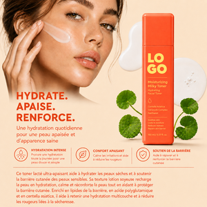 Tonique Visage Lacté Hydratant Apaisant au Cica et Céramide, Végan, Doux pour Peaux Sensibles, Soin Professionnel ODM Marque Blanche - Product Image 4