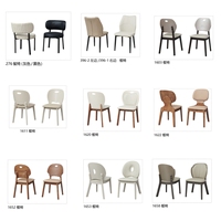 Chaises de salle à manger modernes de luxe nordique pour restaurants, ensemble de chaises en bois massif avec coussin, idéal pour café et chambre d'hôtel