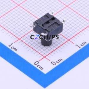 TL3301CF160QG Tactile Switch SMD-4P,6x6mm Switch Single Pole Single Throw Round Button 1.6N Vertical Mount - Product Image 2