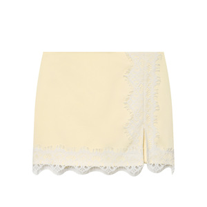 Set <span class=keywords><strong>Elegante</strong></span> da Ufficio con Blazer Corto e Minigonna in Pizzo, Completo Due Pezzi su Misura, OEM/ODM da Fabbrica di <span class=keywords><strong>Abbigliamento</strong></span> Cinese - Product Image 5