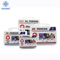 Trousse de premiers secours OEM pour 25 personnes avec boîte ABS vide et manuel – Soins d'urgence