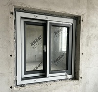 Fenêtre coulissante horizontale en PVC profilé Conch, double vitrage