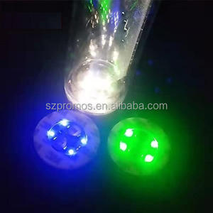 Posavasos de acrílico LED transparente, soportes para bebidas iluminados coloridos, impermeables para uso diario o festivales como Diwali y Ramadán - Product Image 3