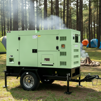   Générateur diesel super silencieux 30 Kva, groupe électrogène industriel insonorisé, centrale électrique pour projet hospitalier