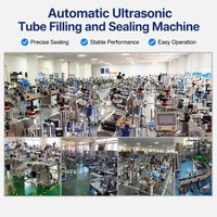 Machine d'emballage de tubes fins en aluminium pour dentifrice, crème cosmétique, graisse, chocolat – Remplisseuse et scelleuse thermique – Fournisseur