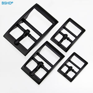 Hebilla de Cinturón de Metal de Aleación de Zinc Ajustable, Color Negro Mate, 16/20/25mm, Collares de Perro, Hebilla de Doble Barra para Bolsas - Product Image 1