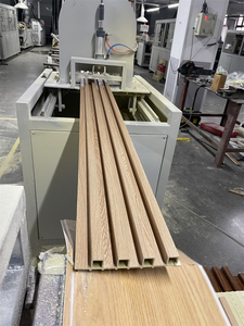 Buona qualità eco-friendly WPC rivestimenti in legno griglie di plastica divano TV sfondo muro di protezione altri materiali da costruzione in plastica - Product Image 2