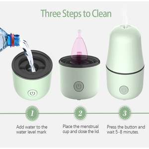 Hot Steam Menstrual Cup Esterilizador Wash Reutilizável Set Produtos de Higiene Feminina Mulheres Período Cuidados Copa Menstrual Esterilizador - Product Image 3
