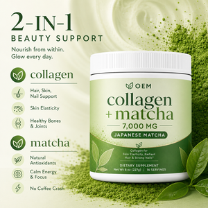Poudre de Collagène Matcha en Gros Personnalisée Biologique Jus Vert Matcha Poudre Protéinée - Acheter Poudre Protéinée Matcha - Product Image 3