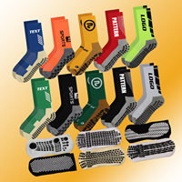 Logo personnalisé antidérapant hommes équipage chaussettes antidérapantes serviette bas respirant sport entraînement Football poignée chaussettes personnalisées