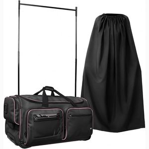 Sac de voyage de luxe personnalisable BSCI avec roulettes, sac de sport à roulettes avec porte-vêtements, sac de bagages de l'usine Hotsale - Product Image 1