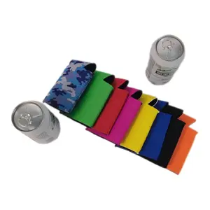 Dispositivo di raffreddamento in Neoprene con Logo personalizzato con refrigeratore sottile per bottiglie di birra con funzione impermeabile cookies cookies isolati barattoli di schiaffi vuoti