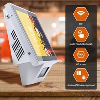 T100 8 pouces écran tactile mural en libre-service Android Windows vérificateur de prix codes-barres Scanner pour supermarché