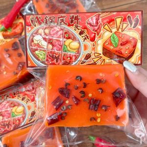 ของเล่นบีบคลายเครียดรูปหม้อไฟจำลอง ทำจากวัสดุ TPR เนื้อนุ่ม บีบแล้วคืนตัวช้า ช่วยลดความวิตกกังวล - Product Image 1