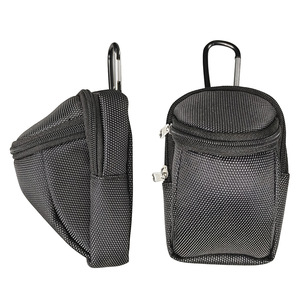 Custodia personalizzata <span class=keywords><strong>in</strong></span> Nylon nero antiscivolo per palline da <span class=keywords><strong>Golf</strong></span> e Tee Divot porta attrezzi con spina israeliana per regali aziendali - Product Image 1