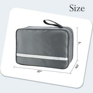 Kit de Almacenamiento de Viaje para Hombre, Bolsa de Aseo de Gran Capacidad, Ecológica, con Cierre, Impermeable, Expandible, Organizador de Ducha - Product Image 5