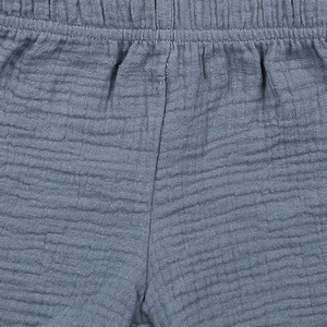 Camicia a maniche corte e Shorts in mussola di cotone bambino bambino 2 pezzi per neonato Casual all'ingrosso su misura per il bambino - Product Image 4