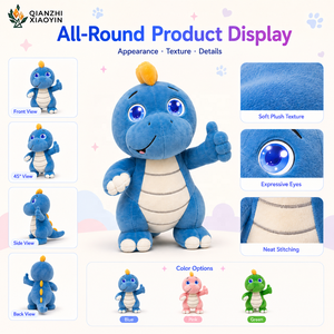 Peluche de Dinosaurio AI Vera, Verde, Rosa, Azul, 3 Estilos, Espinas Amarillas, ChatGPT, Clonación de Voz en 69 Idiomas, Memoria a Largo Plazo, Aprendizaje Infantil - Product Image 5