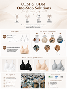 <span class=keywords><strong>Sujetador</strong></span> de lactancia con botones frontales para mujer, sin aros, para maternidad, acanalado, sin costuras, cómodo, tipo bralette - Product Image 6