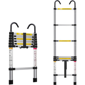 Échelle <span class=keywords><strong>télescopique</strong></span> en aluminium haute résistance, antidérapante, à une seule face, de conception moderne - Product Image 2