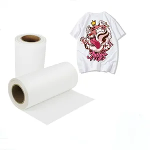 dtf printer 60cm*100m DTF Film Roll to Roll Pet film Heat transfer Film for T Shirts Clothing