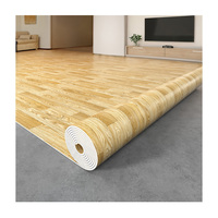 Rouleaux de Revêtement de Sol Vinyle PVC Linoléum Résistants à l'Usure pour Salle de Sport, Extérieur, École, Bureau, Supermarché