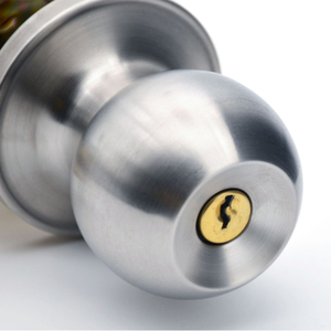 587 ट्यूबलर नॉब लॉक सेट दरवाजा लॉक बॉल नॉब एंट्री स्टेनलेस स्टील 201/304 - Product Image 3