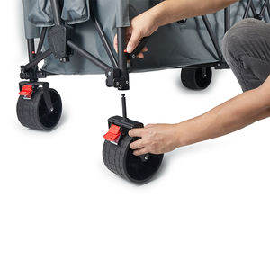 Высокая несущая способность 3 в 1 Складная открывающаяся функция рыболовная пляжная тележка - Product Image 5