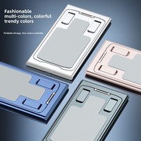 Support de téléphone et tablette pliable et réglable en aluminium BONCARTECK MZ-05, support de bureau rotatif à 360°, support universel pour diffusion en direct