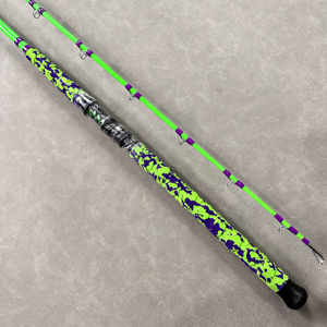 <span class=keywords><strong>Canne</strong></span> à pêche au poisson-chat 7'6" à action lourde, avec poignée super rigide et spécifiquement conçue, et revêtement phosphorescent pour la pêche au poisson-chat - Product Image 6