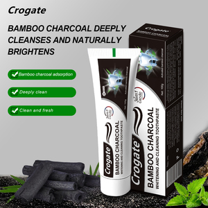 Dentifrice Crogate Double <span class=keywords><strong>Action</strong></span> <span class=keywords><strong>Charbon</strong></span> Menthe 100g pour Usage Domestique, Blanchiment des Dents Adultes, Protection Contre les Caries, Nettoyage en Profondeur, Hygiène Buccale - Product Image 4