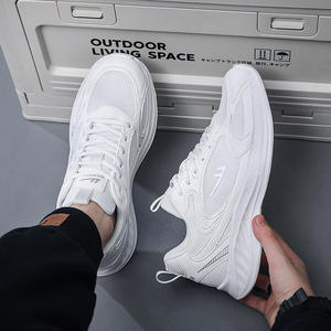 Nuevas <span class=keywords><strong>Zapatillas</strong></span> Deportivas para Hombre, Parte Superior de Malla, Estilo Coreano, Ligeras, Cómodas, con <span class=keywords><strong>Cordones</strong></span>, para Todas las Temporadas - Product Image 3