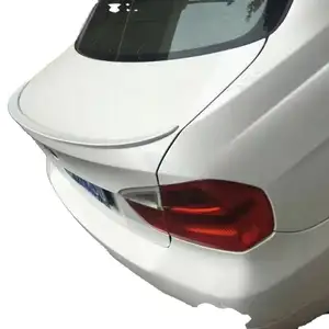 For BMW 3 Series E90 Carbon Glossy Black Rear Wing Lip Car Rear Trunk Boot Lip Spoiler Wing Extension Lid Racing Wing