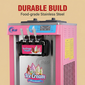BLG L20AN Table Ice Commercial Soft Ice <b>Maker</b> Ice Cone Stainless Steel 3 Flavors BLGL20NAN Ice Machine BLGL20NAN - Product Image 1